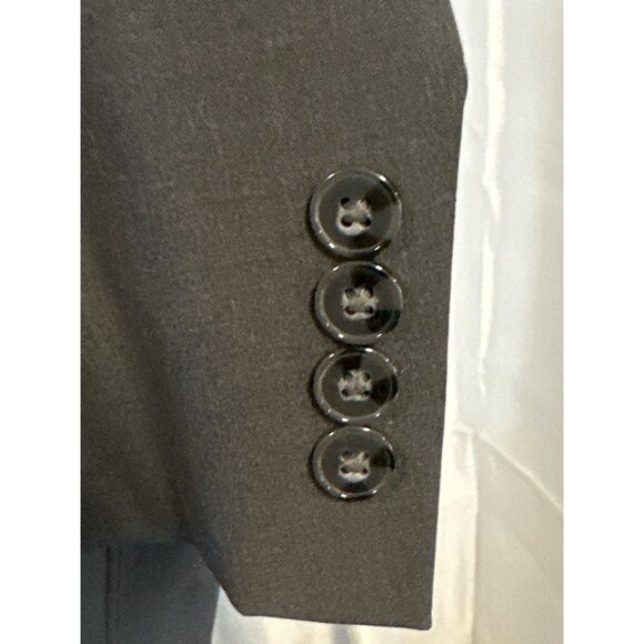 Calvin Klein Blazer Mens 44R  Charcoal Gray Wool-Blend Suit Coat Sports - Picture 4 of 9